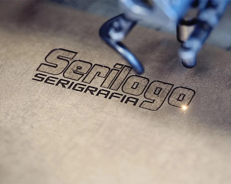 Incisione laser del logo Serilogo